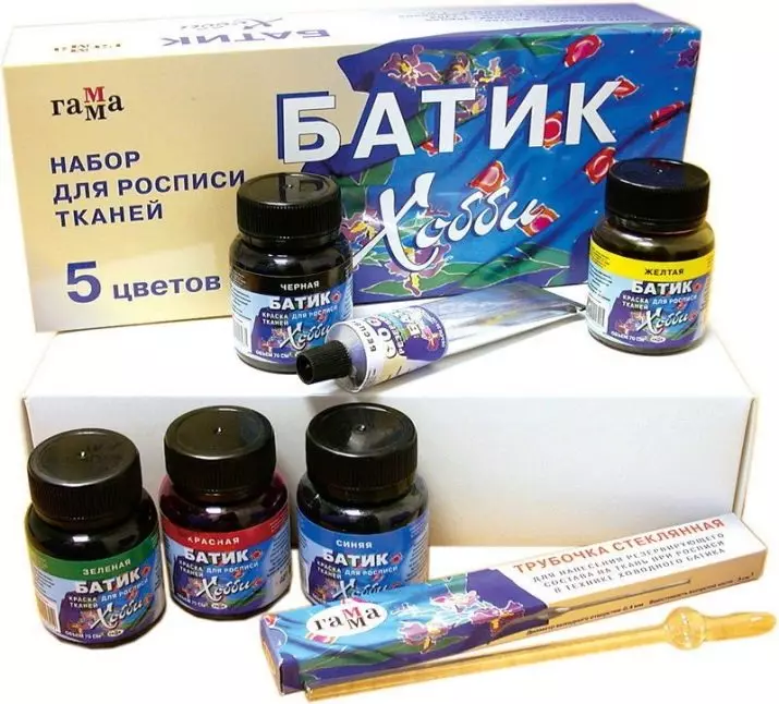 Batiki Paints: တစ်သျှူးပန်းချီကားများအတွက် acrylic နှင့် acrylic ဆေးသုတ်ခြင်း။ အဘယ်အရာကိုအခြားသုတ်ဆေးများသရေကျ? 8183_22