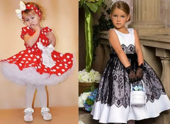 Nyttårs klänningar för tjejer: Färgerna på barnens klänningar för det nya året, klänningar för barn 5-10 år gammal, 11-12 år och annan ålder 822_15