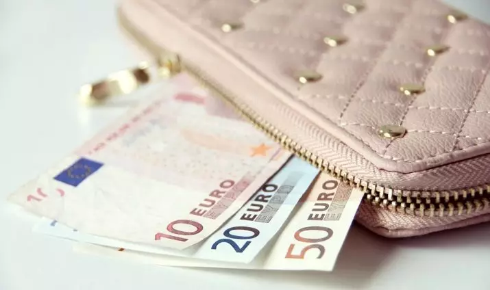 Brieftasche, um Geld auf Fengshui anzulocken: optimale Dimensionen. Was macht blaue und gold, rote und lila, orangefarbene Farben bei Fengshui? 8290_23