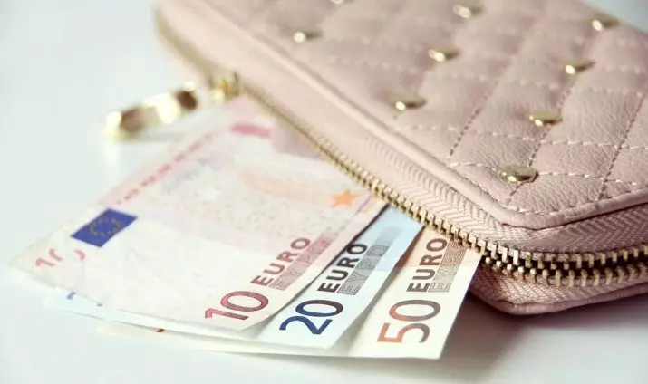 Wallet e tosina ai tupe i Fengshui: Optimal Fua. O le a le mea e fai ai le lanumoana ma le auro, mumu ma lanu viole, moli, moli lanu atofaina i Fengshui? 8290_23