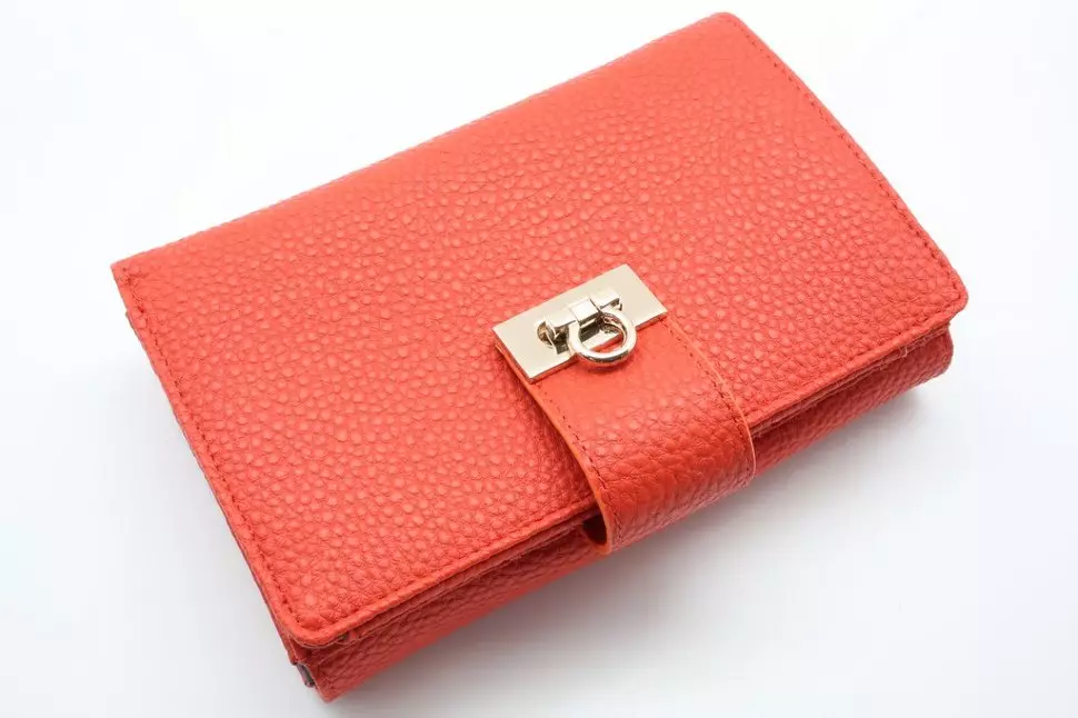 Portefeuille pour attirer de l'argent sur Fengshui: dimensions optimales. Qu'est-ce que Blue et or, rouge et violet, portefeuille orange sur fengshui? 8290_8