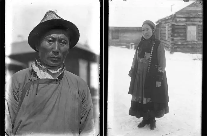 Buryat National Suit (66 Fotografije): Tradicionalna ženska Buryat Outfit, Stilizirane obleke ljudi Buryacije 835_8