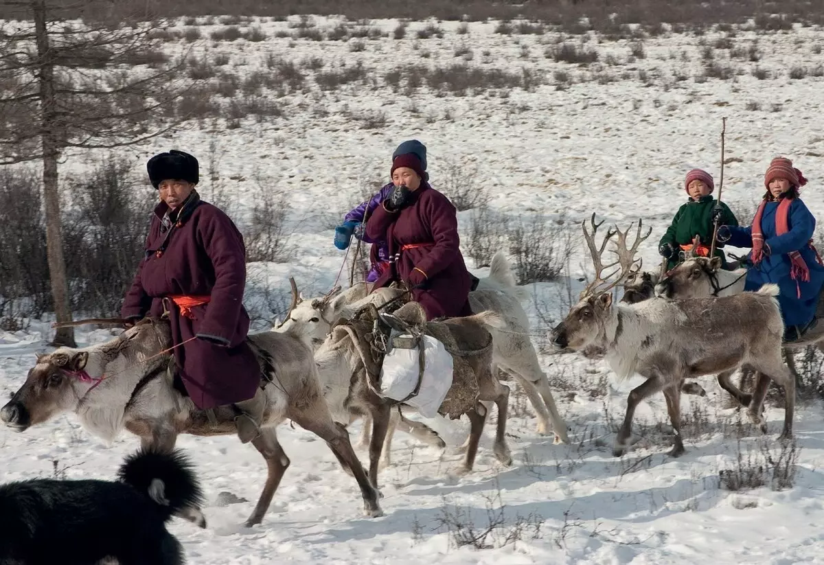 Buryat Traje Nazionala (66 argazki): Emakumeen Buryat jantzi tradizionala, Buryatiako jendearen jantzi estilizatuak 835_9