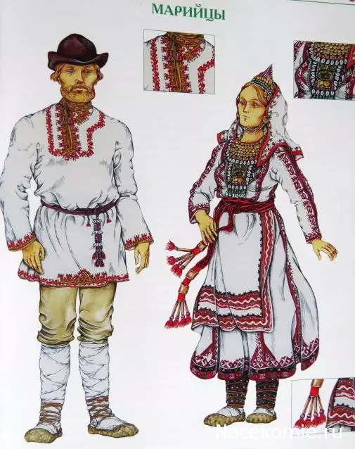 Mari riiklik ülikond (56 pilti): traditsiooniline riietus Marytsev, naine ja meessoost ülikond põlisrahvaste elanikele Mari El 836_10