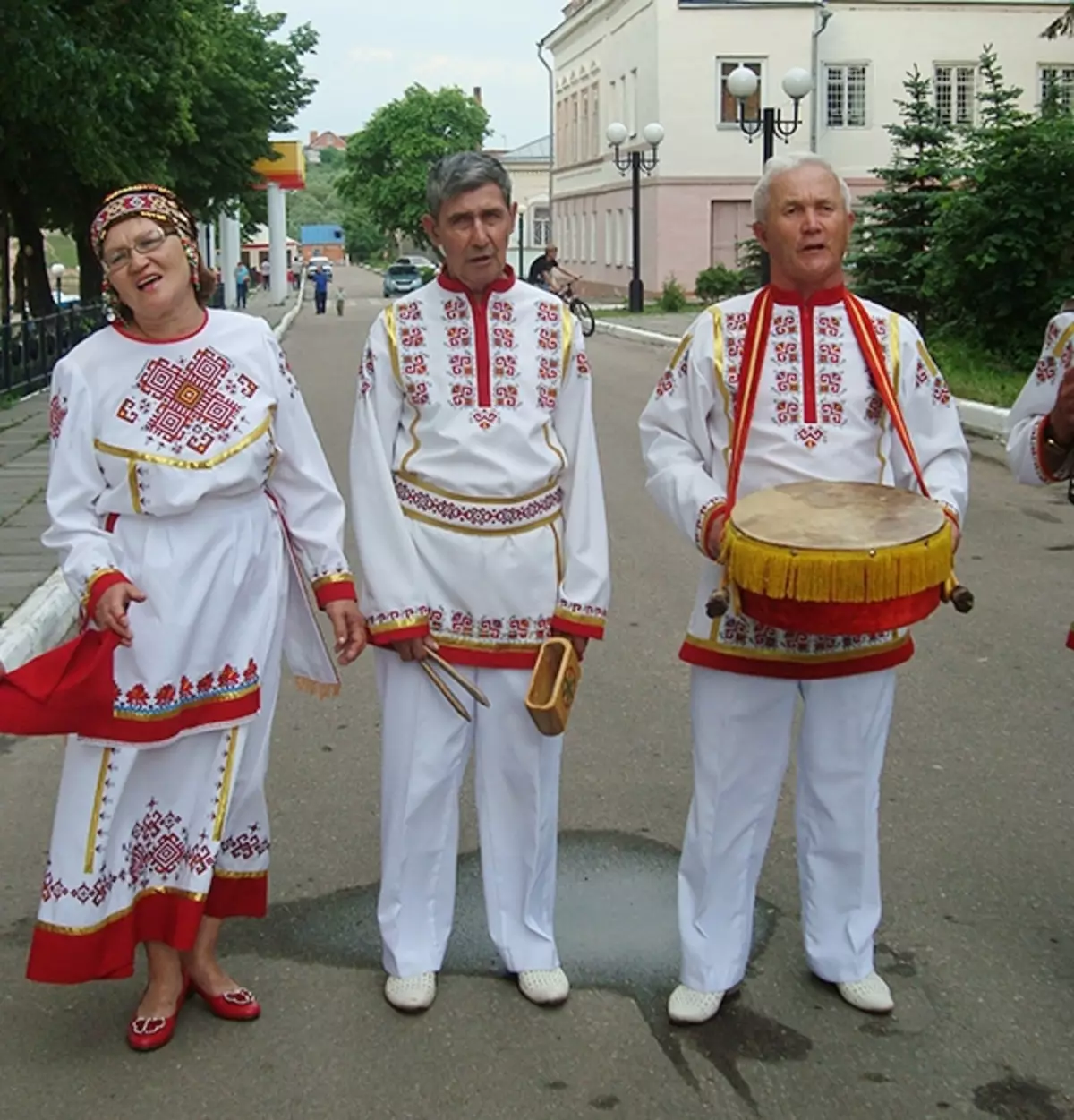 Мужской Марийский национальный костюм марийцы