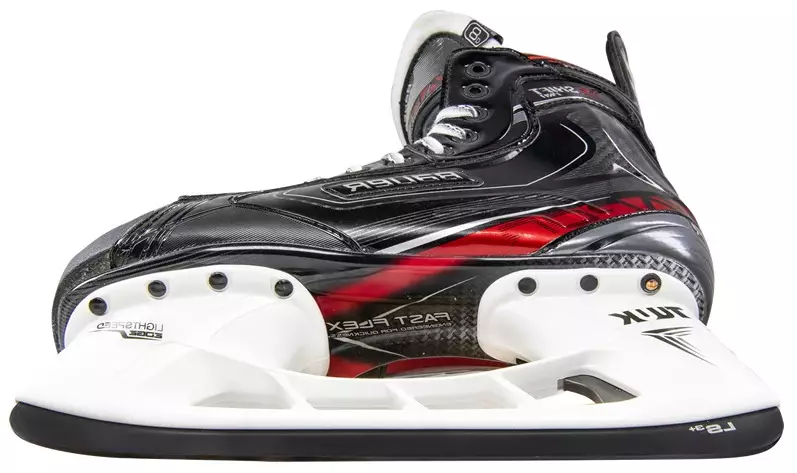 Skates Bauer: Hockey Modeller an hir Gréissten an cm. Puppelchen a Männer Skaten, hir Vollständegkeet. Blades an Insoles. Professionell an Amateur Modeller 8377_29