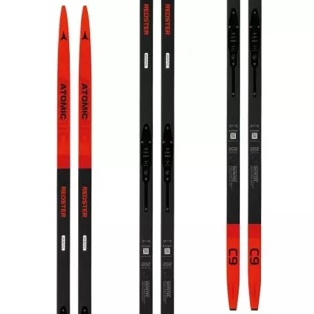 Ski atomic: cross-country, mountain and ice skating. Baby, female and men's skis, their marking. How to choose professional skiing by weight? 8387_11