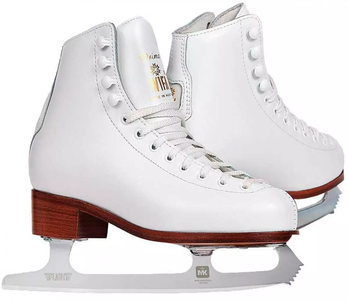 花樣滑冰（49張）：女性和男士，黑色和白色的冰鞋。什麼是與普通冰鞋不同的東西以及如何選擇它們？方面 8390_38