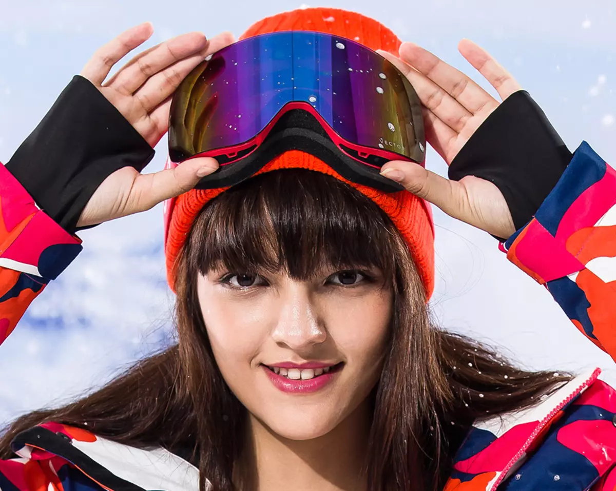 Kacamata Ski: Bagaimana cara memilihnya? Kacamata bayi dan lainnya dengan diopter, model olahraga untuk bermain ski. Meliputi kacamata 8403_44