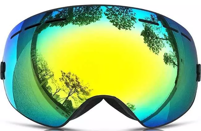スキーメガネ：それらを選択するには？ジオプター、スキーのためのスポーツモデルを持つ赤ちゃんやその他のメガネ。メガネのカバー 8403_9