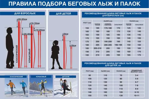 Bagaimana memilih ski lintas negara tongkat? Bagaimana memilih ukuran (panjang) untuk pertumbuhan? Aturan untuk memilih karbon dan aluminium ski tongkat, merek terbaik 8417_18