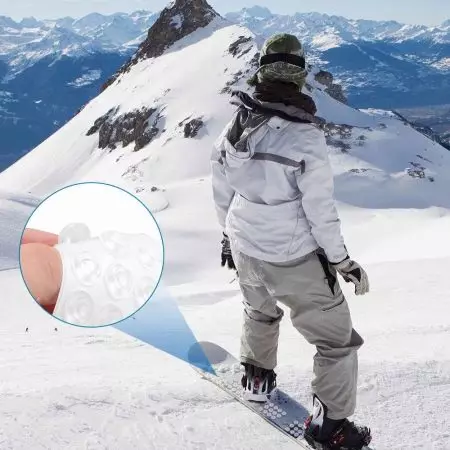 Pelekat Snowboard: Pelekat vinil anti-slip untuk kaki dan pelekat getah bersaiz penuh, Pilihan lain 8430_11