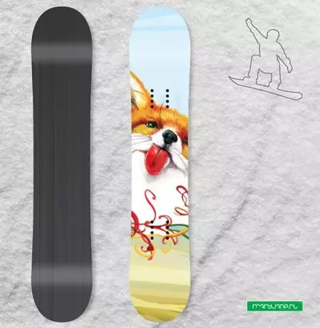 Snowboard: anti-shin vinyl maka ụkwụ na akwụkwọ mmado zuru oke, nhọrọ ndị ọzọ 8430_26
