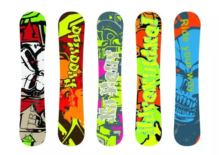 Mga sticker sa snowboard: Mga anti-slip vinyl sticker alang sa mga bitiis ug bug-os nga gidak-on nga mga sticker sa goma, uban pang mga kapilian 8430_7
