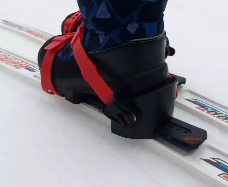 Bayi ski kanggo 5-6 taun: Kepiye milih ski pertama sing bener? Model nganggo sepatu lan tanpa 8433_18