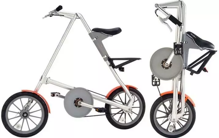 Odrasli koles (34 fotografij): Kako izbrati? Velikost in teža svetlobnih modelov, dolžine in drugih dimenzij koles s trupom, navadnimi in majhnimi kolesi za odrasle 8456_15