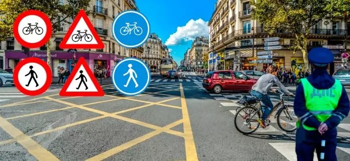 Bisikletin üzerindeki kaldırımlara binmek mümkün mü? Bisikletçilerden hangisi kaldırımda binebilir? Trafik kurallarına göre sağlanan sürüş kurallarının ihlal edilmesine cezalar 8464_10
