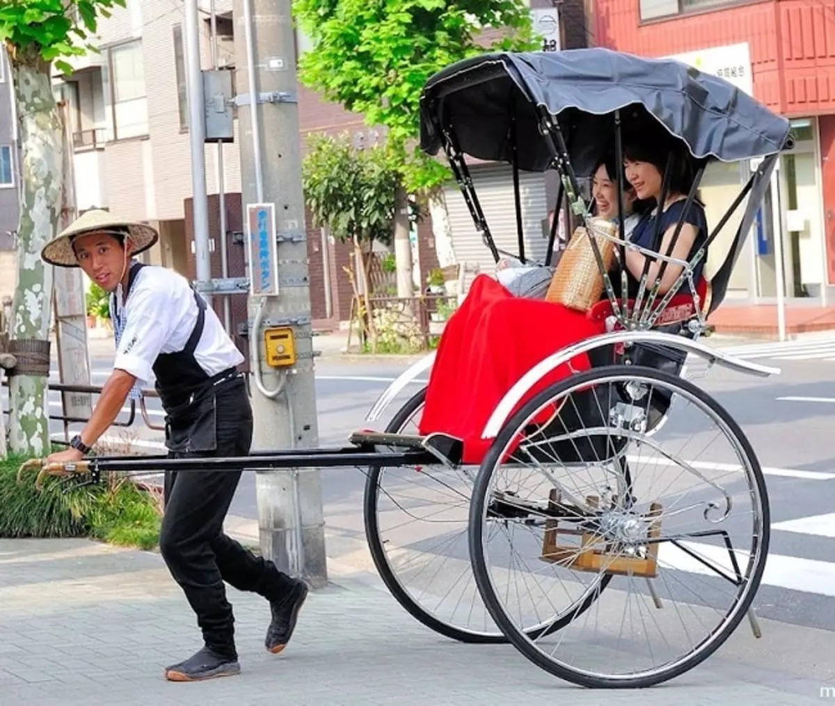 Рикша повозка японская
