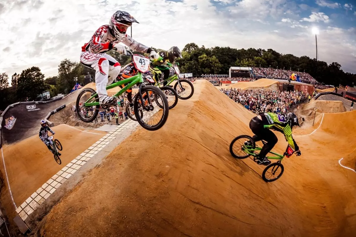 Cycling: types of cycling, highway racing and bicycle competitions on track with obstacles. What is BMX and Mountinbike? 8480_18