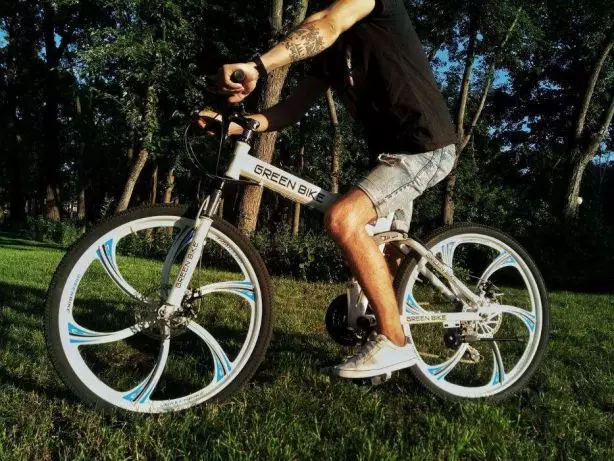 Бицикл на алуминијумски фелне (35 фотографија): Промен и контра ливење уместо зачина, зелени бициклистички дискови и Порсцхе, Ауди и Феррари, Рецензије власника 8491_3