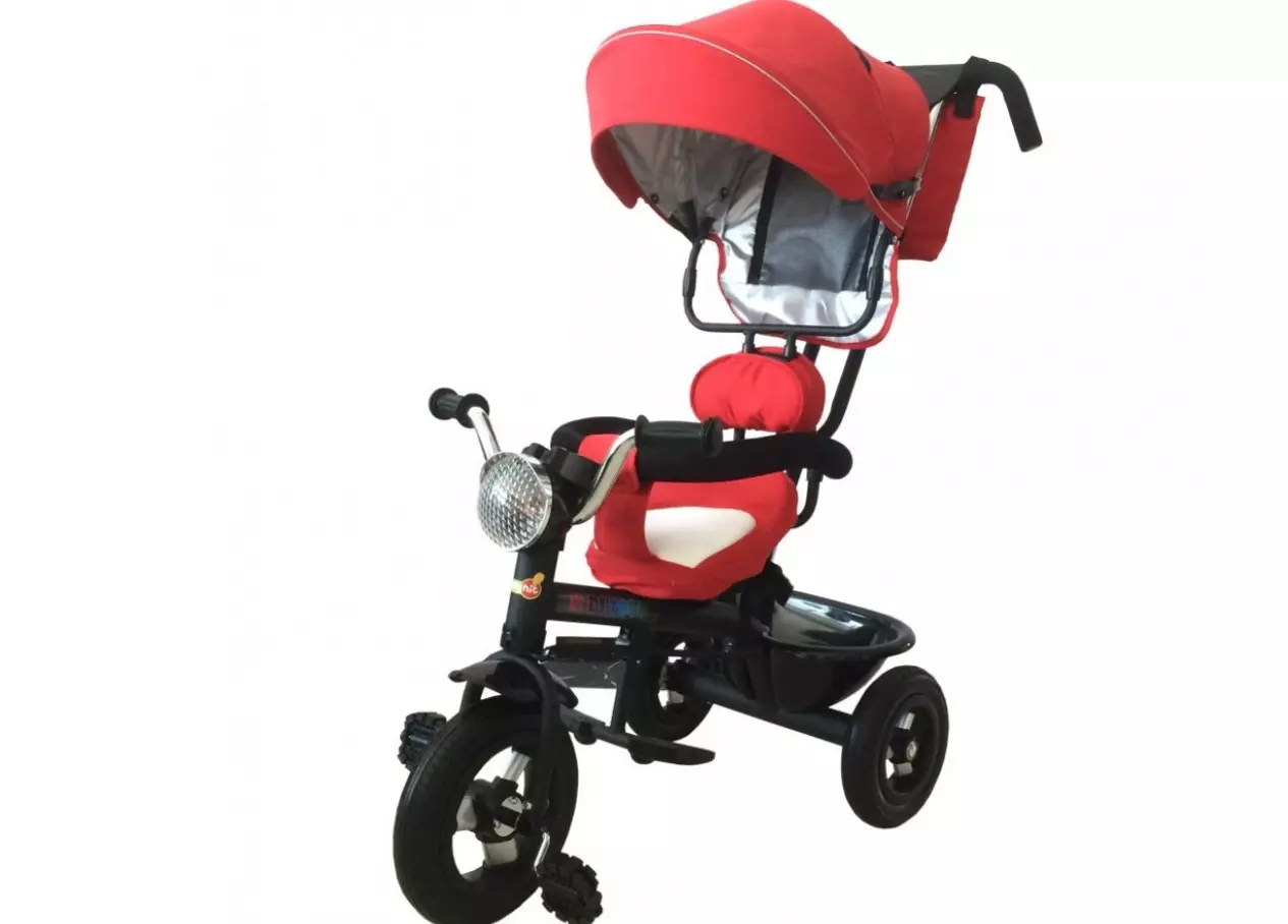 Children's bike with a handle from 1 year (30 photos): how to choose a three-wheeled bike for a kid? Types and brands 8500_7