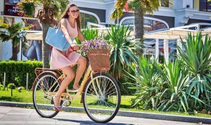 Ženske bicikle (64 fotografije): urbani, zadovoljstvo, sklopivi i drugi modeli. Kako odabrati bicikl za ženu? 8521_46