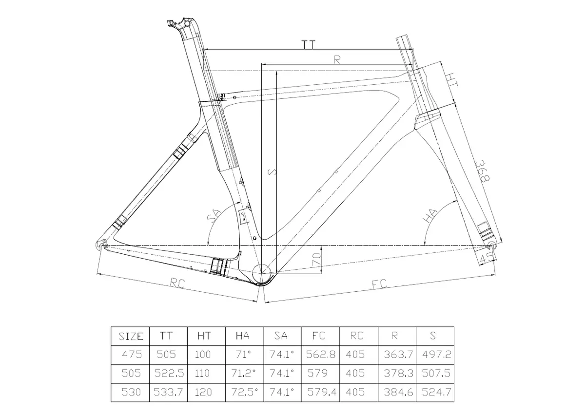 Quadro de bicicleta de crescimento: Tabela de Rostovki para homens, tamanho do quadro para mulheres 8527_31