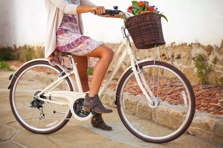 Женски велосипед со кошница: Дам град одење и село велосипед со кошница напред 8537_20