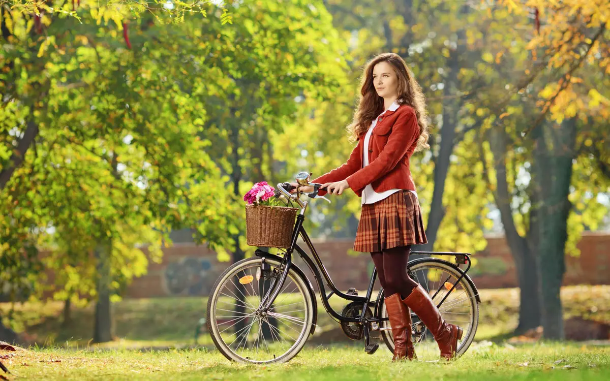 Żeński rower z koszem: Dame City Walking and Countryside rower z koszykiem 8537_7