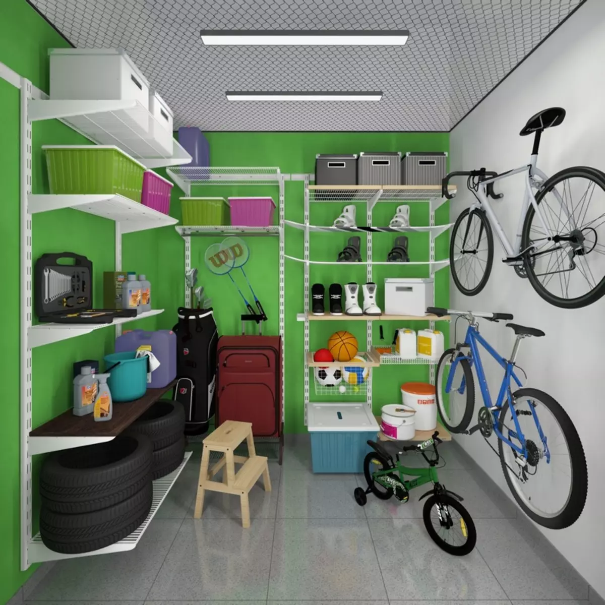 Bicycle storage: How to store in the stairwell and garage? Features of seasonal storage in winter. Is it possible to store in the overall corridor and on the staircase? 8551_2