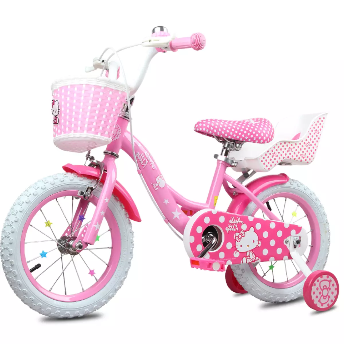 Cykel för en tjej 4 år: granskning av barns ljusa cyklar med en korg och utan. Vad är bättre att välja? 8556_4