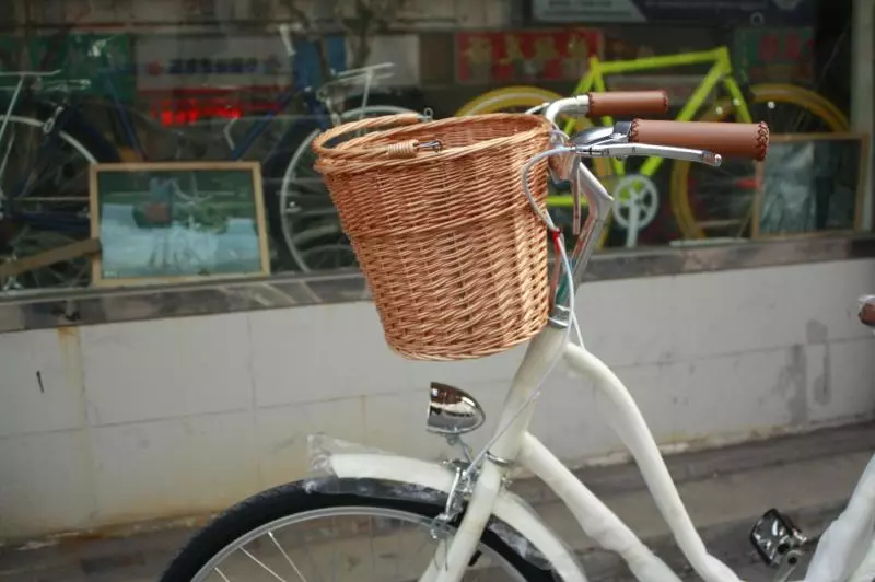 Cykelkurve: Kurve med montering på rattet og på bagagerummet, kurvcykler og andre modeller 8559_12