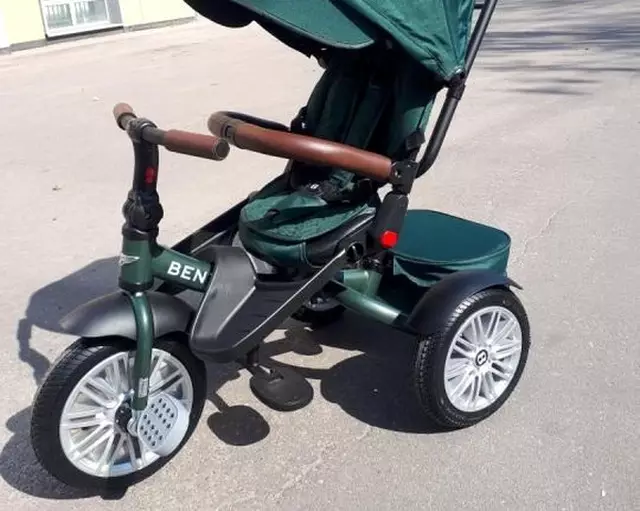 Bentley Tricycles: Bentley Bentley BN2 ველოსიპედის ველოსიპედის მიმოხილვა და სხვა ლურჯი და ვარდისფერი, მწვანე, წითელი და შავი მოდელები 8564_5