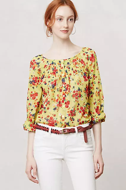 Flouse-boer (71 foto's): wat te dragen een blouse in boer, rustieke stijl 856_13