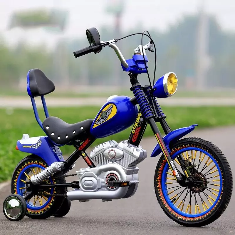 Uşaq velosiped - Motorcycles: uşaqlar üçün velosiped şəklində bir model seçmək 8574_8