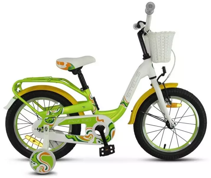 Baby Bicycles Stels (35 ფოტო): მიმოხილვა მოდელები თვლები 14, 16 და 18 inches, თვისებები პილოტი, თვითმფრინავი სერია და სხვა 8575_22