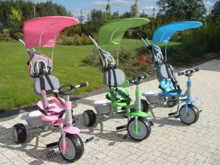 טיולון אופניים לילד (45 תמונות): בחירת ילדים תלת-אופניים של ילדים מ 1 שנה, סקירה של דגמי הליכה מתקפלים 8581_38