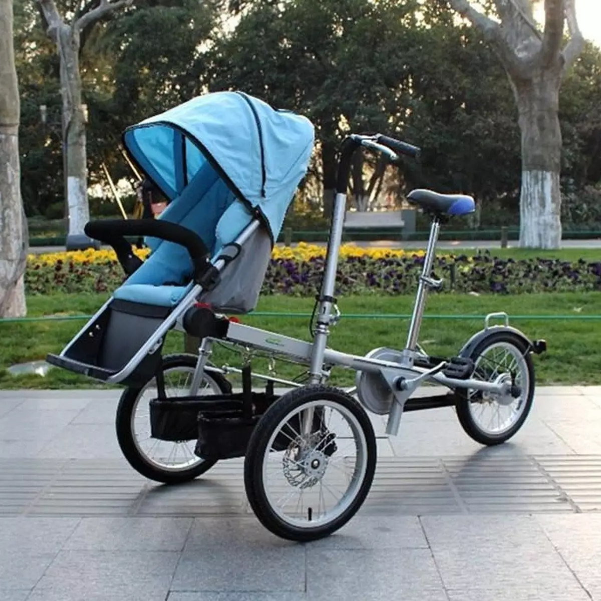 Велосипед-коляска для детей