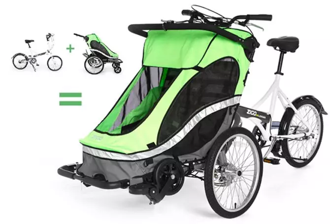 Polkupyörän rattaat: Cycle Bells -ominaisuudet äidille, lasten, lasten muuntajan ja aikuisten mallien kanssa 8583_18