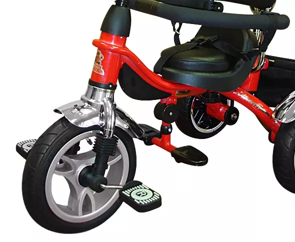 Biçikleta për fëmijë nga 1 vit: Përmbledhje e modeleve me tre rrota për fëmijët deri në 3 vjet, biçikletat më të mira në këmbë transformatorët për fëmijët njëvjeçar 8599_30