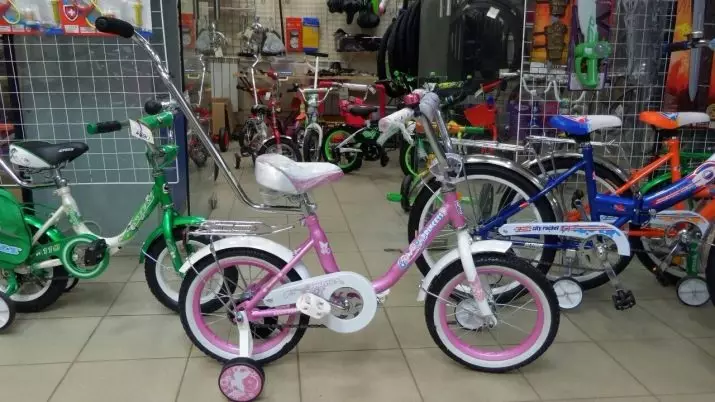 Fyrhjulscykel med ett handtag: En översyn av barns 4-hjuliga cyklar med en förälderpenn och tips om att välja 8603_8