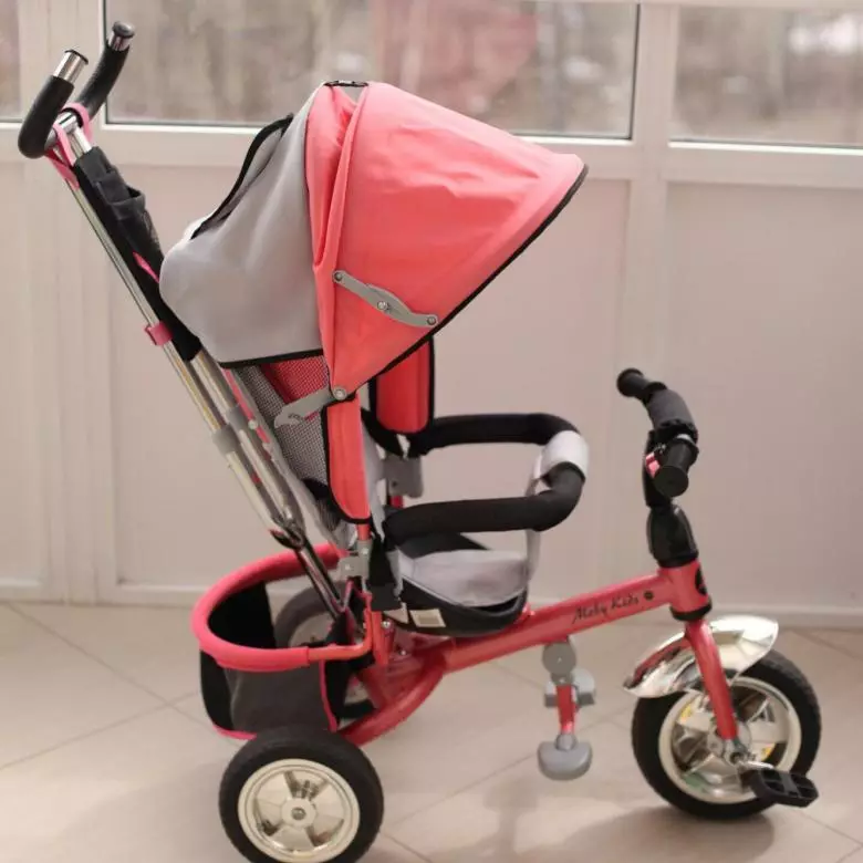 Veloen Moby Kanner: Baby 3-Rad Veloen Trouscht a Leader 360 °, stroller Trike 10x Air 8605_15