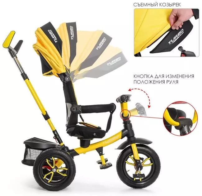Dreirad-Fahrräder für Kinder ab 2 Jahren: Beste Kinderräume von 2 bis 4 Jahren, Empfehlungen zur Auswahl 8611_10