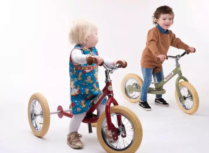 Tricesting: Kuinka poimia 3-pyöräiset Vobleg ilman pedaaleja lapsille? 8638_11