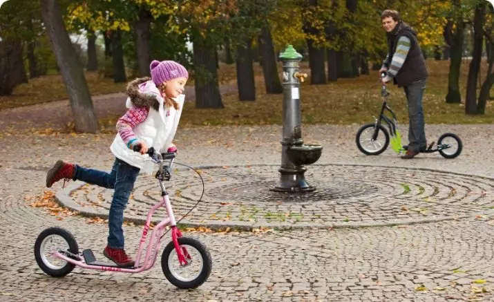 Scooters para um adolescente (21 fotos): classificação de boas scooters com grandes e pequenas rodas para meninos e meninas 9-12 e 14 anos de idade. Como escolher o mais legal? 8644_18