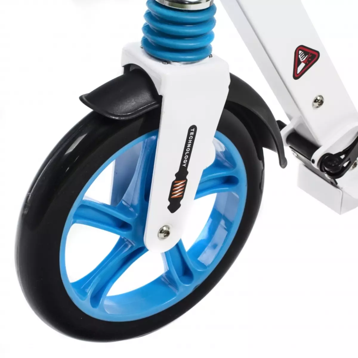 Rodas para scooter: modelos cun diámetro de 100, 110, 175, 200 mm e outros. Goma e pneumocoles. Que mellor escoller? 8648_4