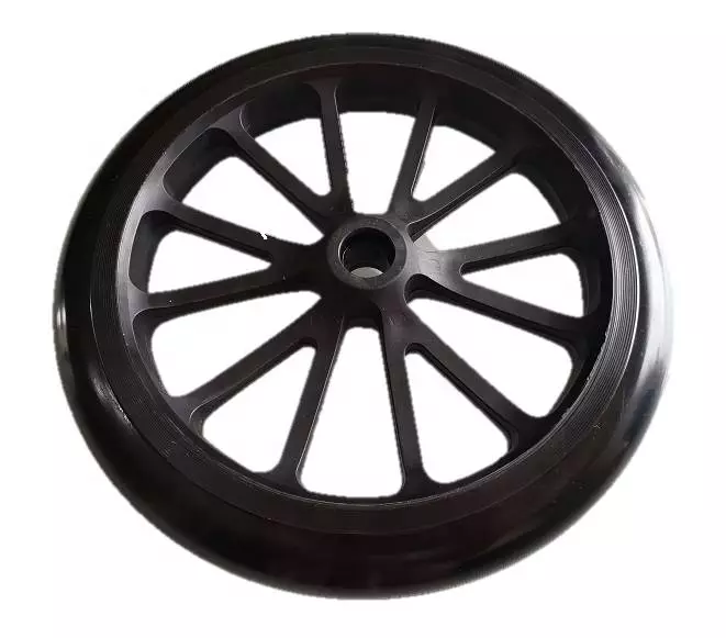 Räder für Roller: Modelle mit einem Durchmesser von 100, 110, 175, 200 mm und anderen. Gummi- und Pneumokappen. Was ist besser zu wählen? 8648_6