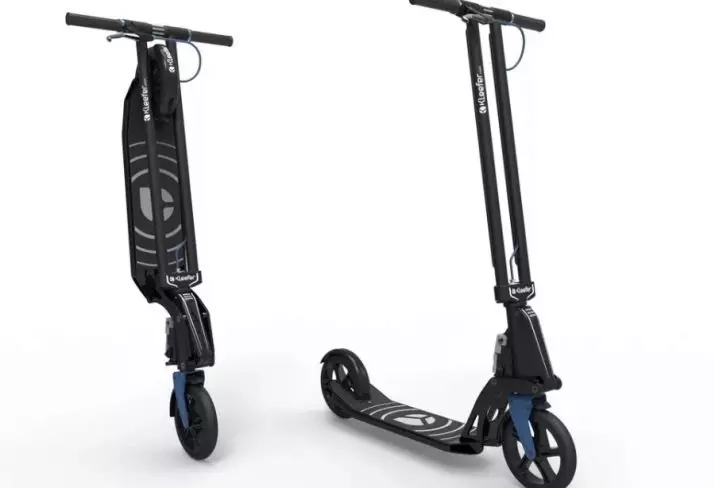 ¿Cómo plegar el scooter? ¿Cómo recoger el scooter plegable? ¿Cómo descomponer un scooter ligero y con ruedas grandes? 8665_10