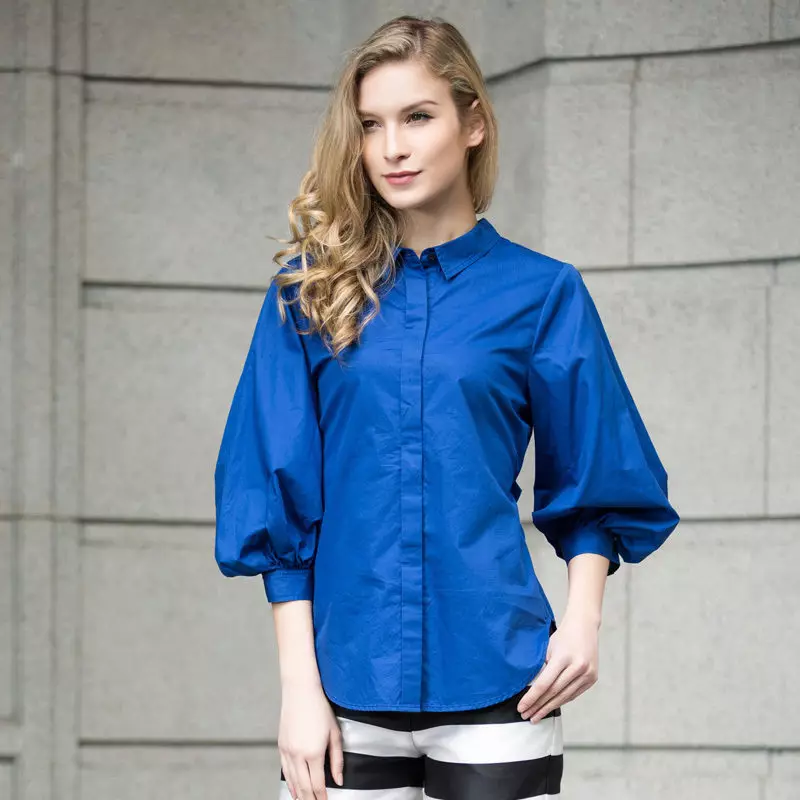 Blouse Models 2021 (170 photos): Fashion trends, with collars, short sleeves 867_106