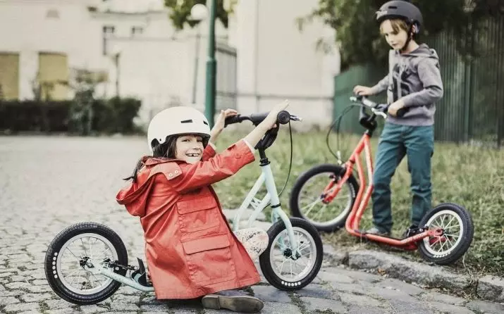 Scooters para nenos de 7 anos: como elixir unha scooter con grandes rodas para unha rapaza ou neno? Clasificación dos mellores modelos infantís 8689_4
